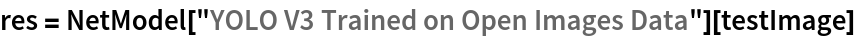 res = NetModel["YOLO V3 Trained on Open Images Data"][testImage]
